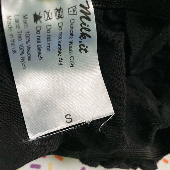 NEW Vintage Lace Flutter Sleeve Crop Top - Picture 5 of 6